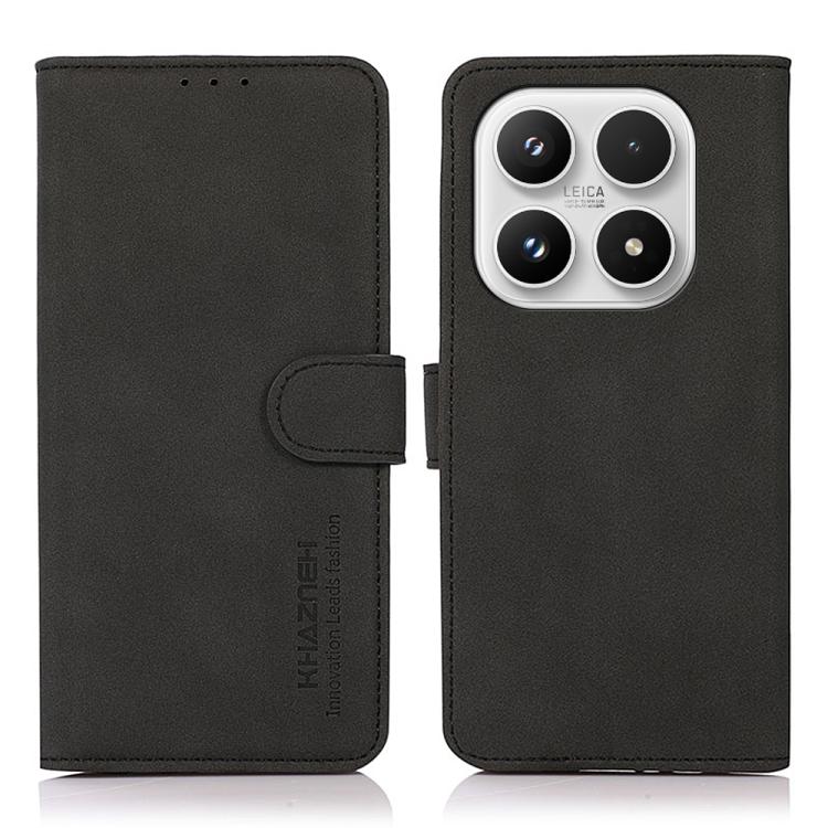 For Xiaomi 17 KHAZNEH Matte Texture Leather Phone Case(Black)
For Xiaomi 17 KHAZNEH Matte Texture Leather Phone Case(Black)