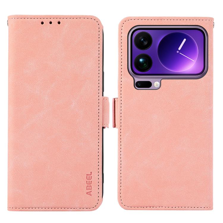 For Xiaomi 17 Pro ABEEL Frosted Magnetic RFID Leather Phone Case(Pink)
For Xiaomi 17 Pro ABEEL Frosted Magnetic RFID Leather Phone Case(Pink)