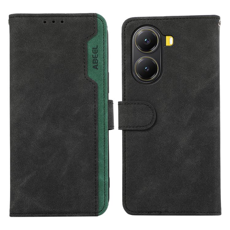 For Xiaomi Poco X7 Pro ABEEL Color Block Magnetic RFID Leather Phone Case(Black-Green)
For Xiaomi Poco X7 Pro ABEEL Color Block Magnetic RFID Leather Phone Case(Black-Green)