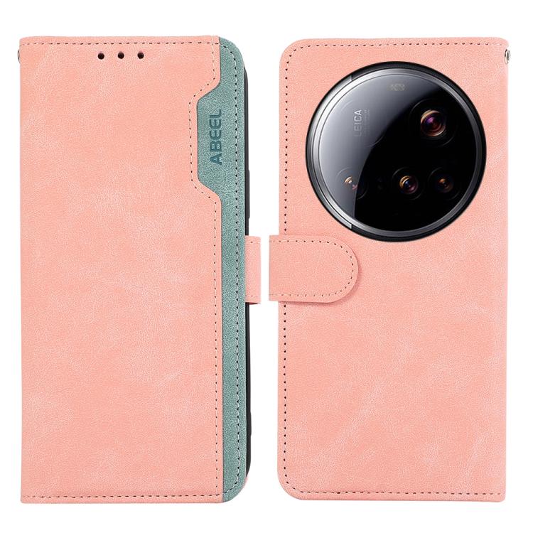 For Xiaomi 15 Ultra ABEEL Color Block Magnetic RFID Leather Phone Case(Pink-Cyan)
For Xiaomi 15 Ultra ABEEL Color Block Magnetic RFID Leather Phone Case(Pink-Cyan)