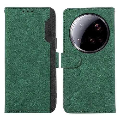 For Xiaomi 15 Ultra ABEEL Color Block Magnetic RFID Leather Phone Case(Green-Black)
For Xiaomi 15 Ultra ABEEL Color Block Magnetic RFID Leather Phone Case(Green-Black)