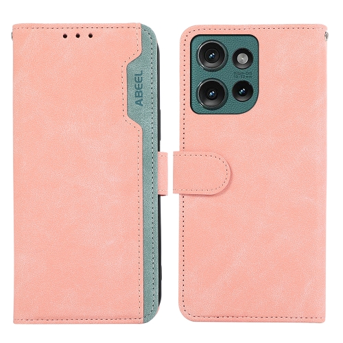 For Motorola Edge 50 5G Global ABEEL Color Block Magnetic RFID Leather Phone Case(Pink-Cyan)
For Motorola Edge 50 5G Global ABEEL Color Block Magnetic RFID Leather Phone Case(Pink-Cyan)
