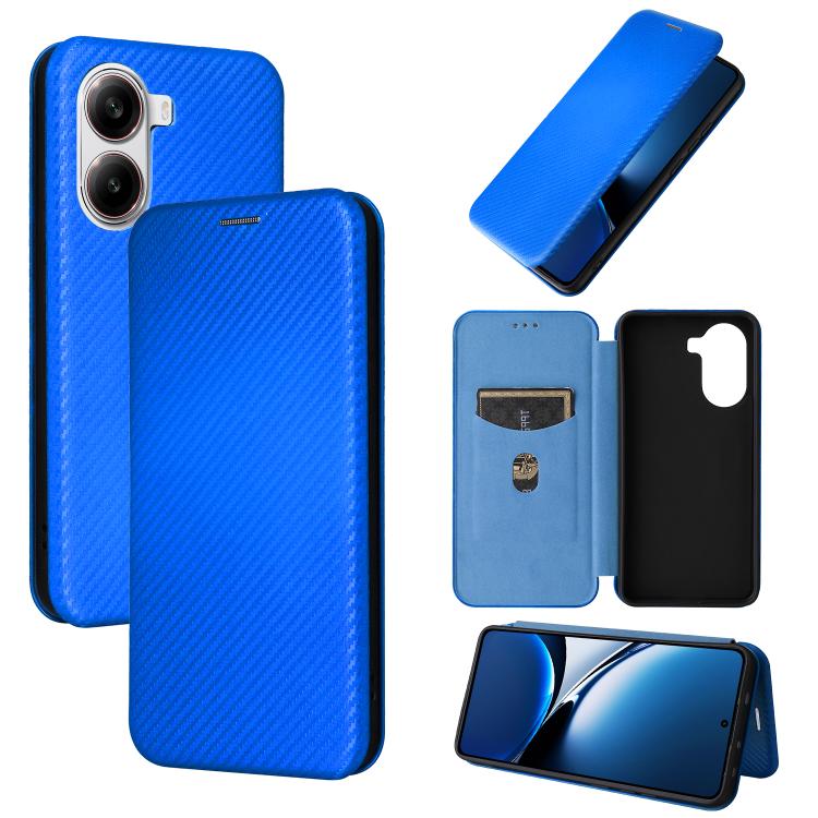 For Xiaomi Poco X7 Pro / Redmi Turbo 4 Carbon Fiber Texture Flip Leather Phone Case(Blue)
For Xiaomi Poco X7 Pro / Redmi Turbo 4 Carbon Fiber Texture Flip Leather Phone Case(Blue)