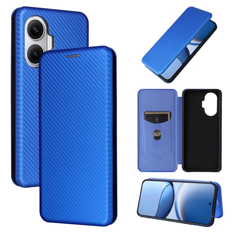 For Xiaomi Poco F7 5G Global Carbon Fiber Texture Flip Leather Phone Case(Blue)
For Xiaomi Poco F7 5G Global Carbon Fiber Texture Flip Leather Phone Case(Blue)