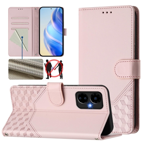For Boost Mobile Celero 5G 2024 Honeycomb Embossing RFID Leather Phone Case(Pink)
For Boost Mobile Celero 5G 2024 Honeycomb Embossing RFID Leather Phone Case(Pink)