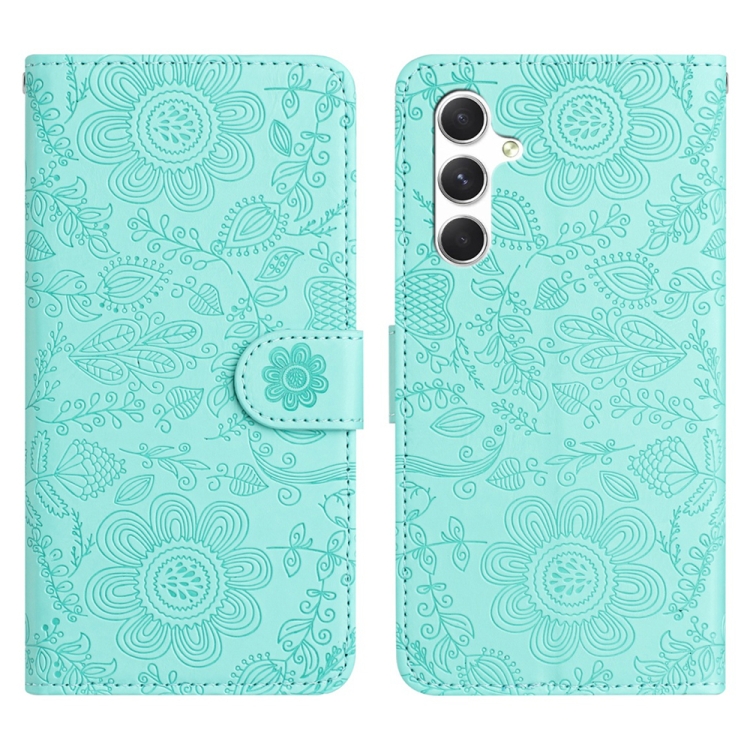 For Samsung Galaxy S24+ 5G Floral Embossed Pattern Leather Phone Case(Light Green)
For Samsung Galaxy S24+ 5G Floral Embossed Pattern Leather Phone Case(Light Green)