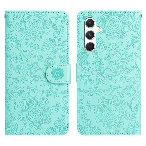 For Samsung Galaxy S25 5G Floral Embossed Pattern Leather Phone Case(Light Green)
For Samsung Galaxy S25 5G Floral Embossed Pattern Leather Phone Case(Light Green)