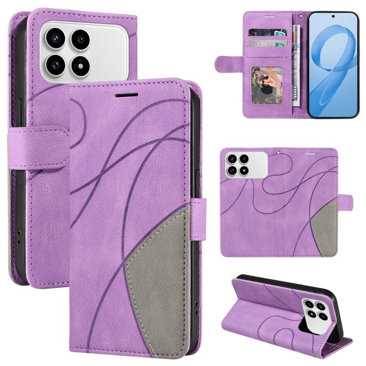 For Redmi K90 / Poco F8 Pro Dual-color Splicing Flip Leather Phone Case(Purple)
For Redmi K90 / Poco F8 Pro Dual-color Splicing Flip Leather Phone Case(Purple)