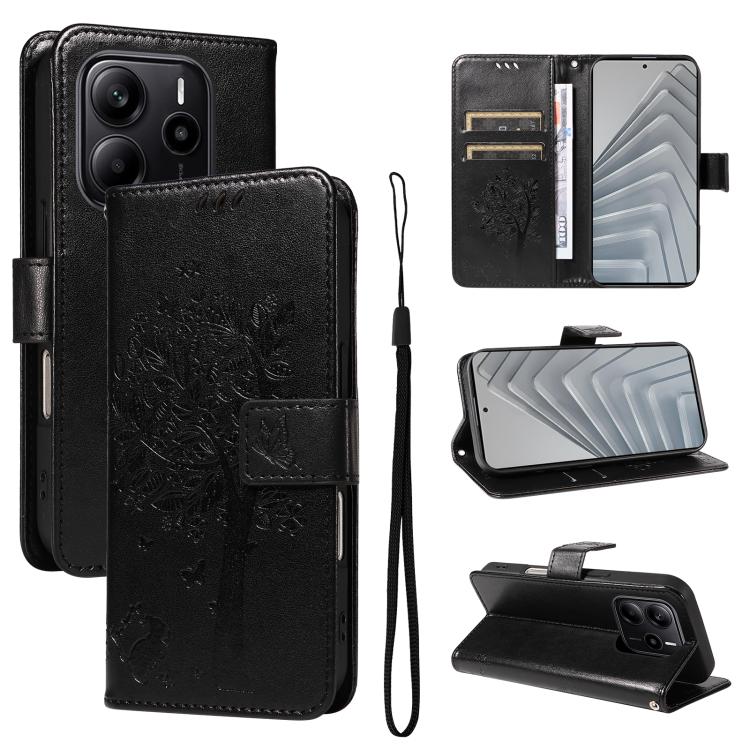 For Redmi Note 14 4G Global 163.25mm Tree & Cat Embossed Pattern Flip Leather Phone Case(Black)
For Redmi Note 14 4G Global 163.25mm Tree & Cat Embossed Pattern Flip Leather Phone Case(Black)