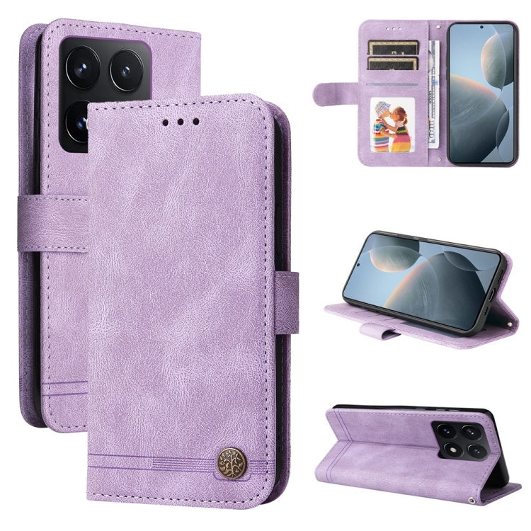 For Xiaomi 14T Skin Feel Life Tree Metal Button Leather Phone Case(Purple)
For Xiaomi 14T Skin Feel Life Tree Metal Button Leather Phone Case(Purple)