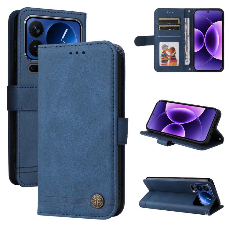 For Xiaomi 17 Pro Skin Feel Life Tree Metal Button Leather Phone Case(Blue)
For Xiaomi 17 Pro Skin Feel Life Tree Metal Button Leather Phone Case(Blue)