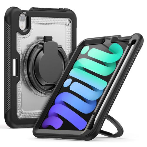 For iPad mini 2024 / mini 6 Honeycomb Hybrid Tablet Case with Handle Holder & Strap(Transparent)
For iPad mini 2024 / mini 6 Honeycomb Hybrid Tablet Case with Handle Holder & Strap(Transparent)
