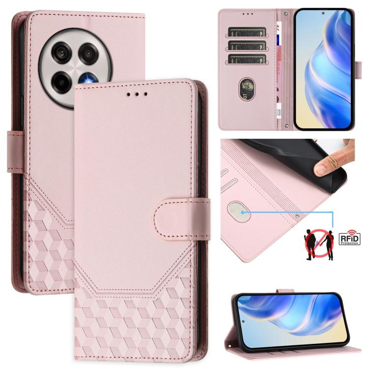 For OnePlus 13R / Ace 5 Pro 5G Honeycomb Embossing RFID Leather Phone Case(Pink)
For OnePlus 13R / Ace 5 Pro 5G Honeycomb Embossing RFID Leather Phone Case(Pink)