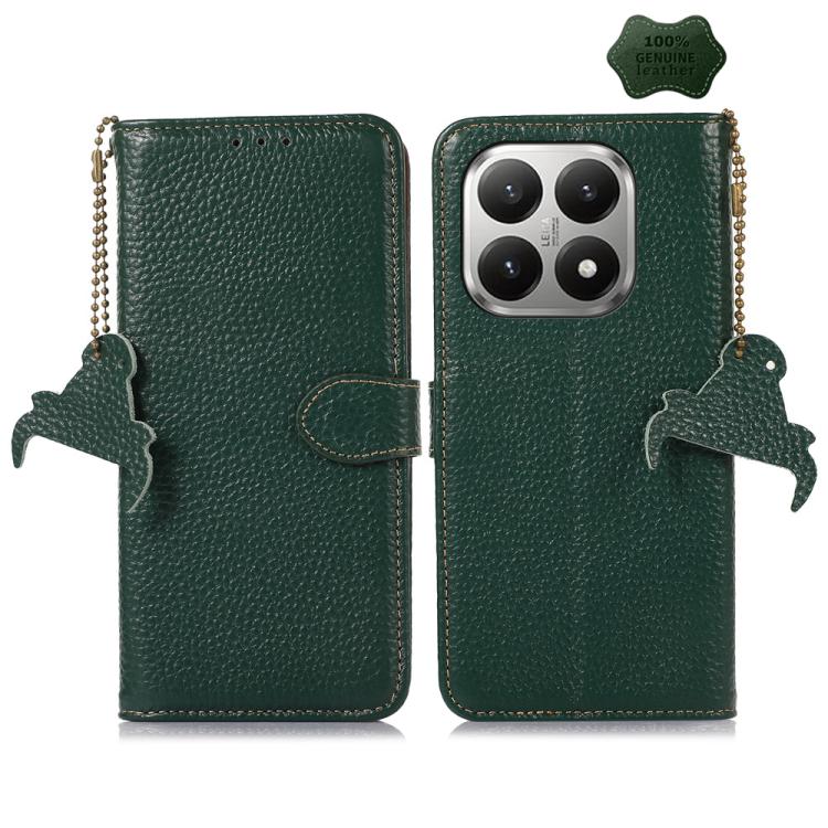 For Xiaomi 17T Pro 5G Genuine Leather Litchi Texture RFID Leather Phone Case(Green)
For Xiaomi 17T Pro 5G Genuine Leather Litchi Texture RFID Leather Phone Case(Green)