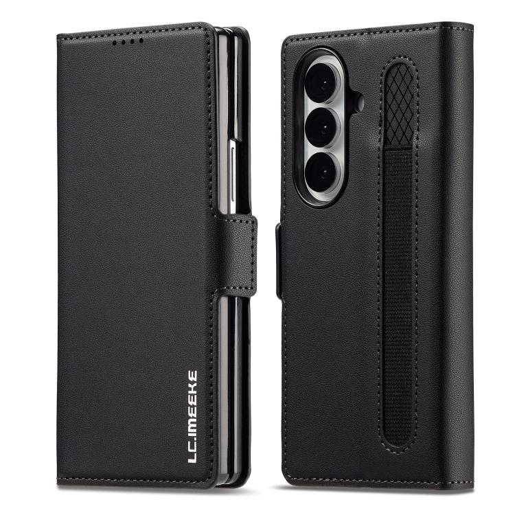 For Samsung Galaxy Z Fold7 5G LC.IMEEKE L1 Series Frosted Fine Texture PU Phone Case with Pen Slot, Pen Not Included(Black)
For Samsung Galaxy Z Fold7 5G LC.IMEEKE L1 Series Frosted Fine Texture PU Phone Case with Pen Slot, Pen Not Included(Black)