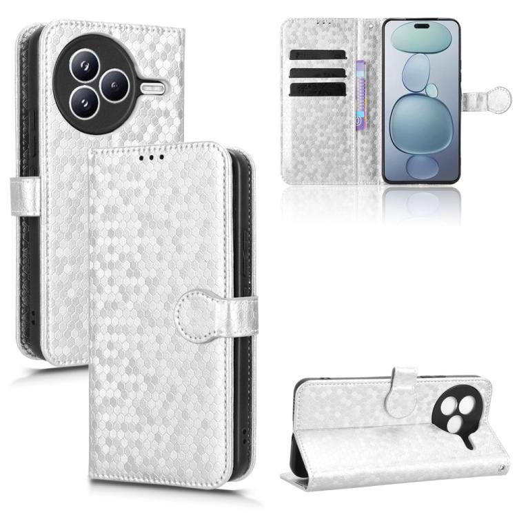For Xiaomi Civi 5 Pro 5G Honeycomb Dot Texture Leather Phone Case(Silver)
For Xiaomi Civi 5 Pro 5G Honeycomb Dot Texture Leather Phone Case(Silver)