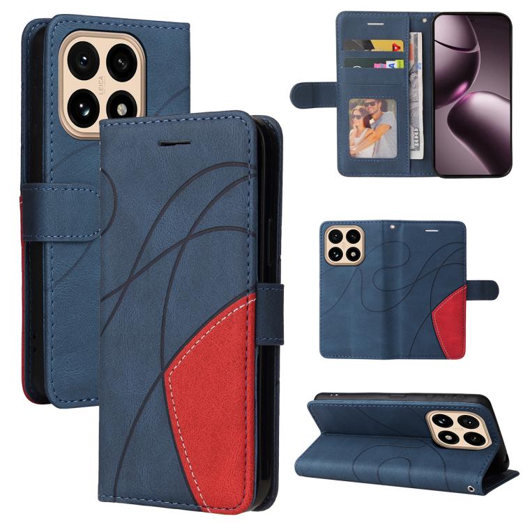 For Xiaomi 15T 5G Dual-color Splicing Flip Leather Phone Case(Blue)
For Xiaomi 15T 5G Dual-color Splicing Flip Leather Phone Case(Blue)