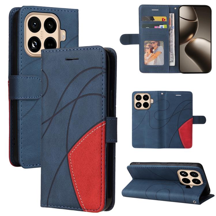 For Xiaomi 15T Pro 5G Dual-color Splicing Flip Leather Phone Case(Blue)
For Xiaomi 15T Pro 5G Dual-color Splicing Flip Leather Phone Case(Blue)