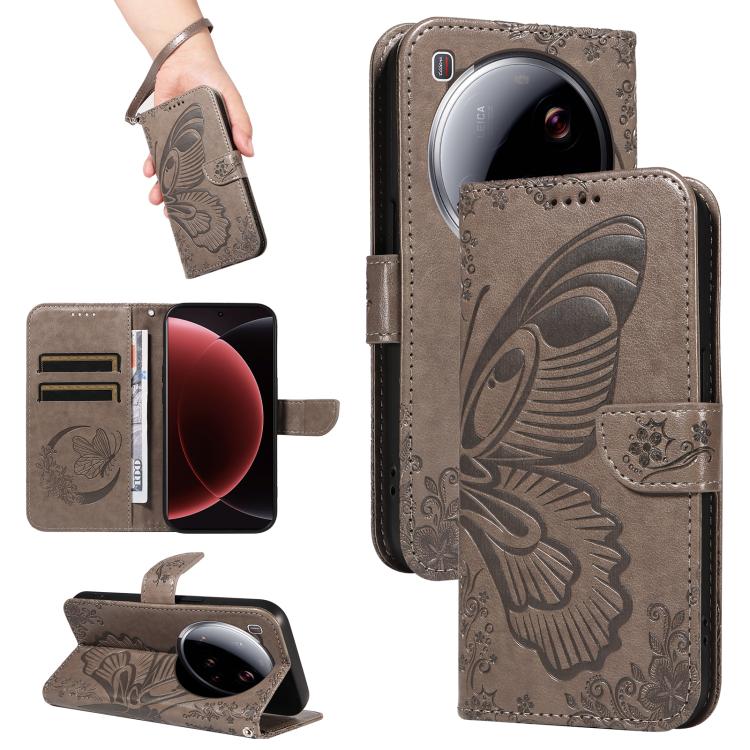 For Xiaomi 15 Ultra 5G Global Swallowtail Butterfly Embossed Leather Phone Case(Grey)
For Xiaomi 15 Ultra 5G Global Swallowtail Butterfly Embossed Leather Phone Case(Grey)