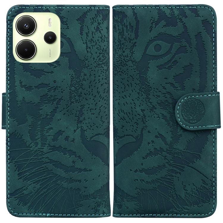 For Redmi Note 14 4G 163.25mm Tiger Embossing Pattern Leather Phone Case(Green)
For Redmi Note 14 4G 163.25mm Tiger Embossing Pattern Leather Phone Case(Green)