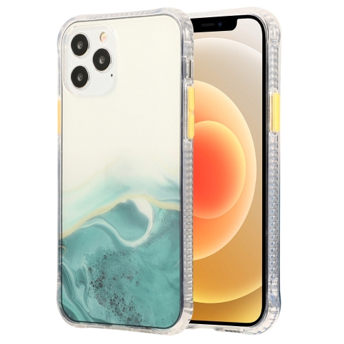 For iPhone 12 mini Marble Pattern Glittery Powder Shockproof TPU + Acrylic Protective Case with Detachable Buttons(Green)
For iPhone 12 mini Marble Pattern Glittery Powder Shockproof TPU + Acrylic Protective Case with Detachable Buttons(Green)