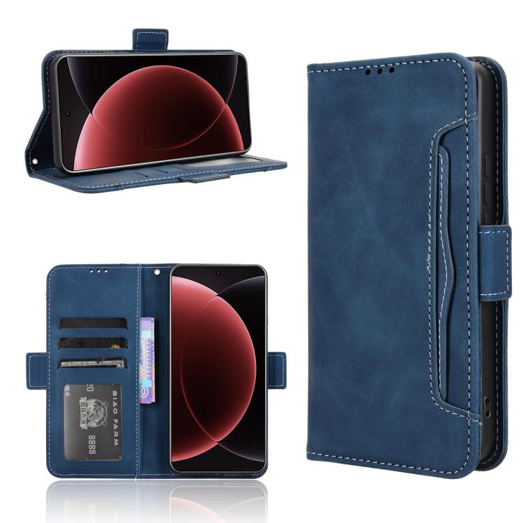 For Xiaomi 15 Ultra Skin Feel Calf Texture Card Slots Leather Phone Case(Blue)
For Xiaomi 15 Ultra Skin Feel Calf Texture Card Slots Leather Phone Case(Blue)