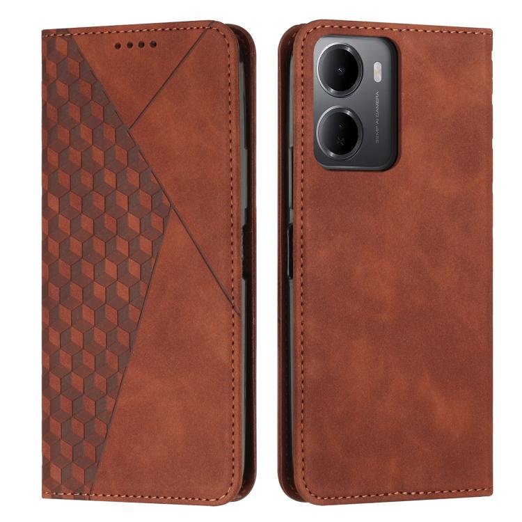 For Redmi 15a 5G Diamond Splicing Skin Feel Magnetic Leather Phone Case(Brown)
For Redmi 15a 5G Diamond Splicing Skin Feel Magnetic Leather Phone Case(Brown)