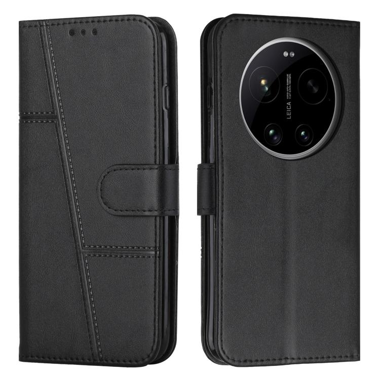 For Xiaomi 17 Ultra Stitching Calf Texture Buckle Leather Phone Case(Black)
For Xiaomi 17 Ultra Stitching Calf Texture Buckle Leather Phone Case(Black)
