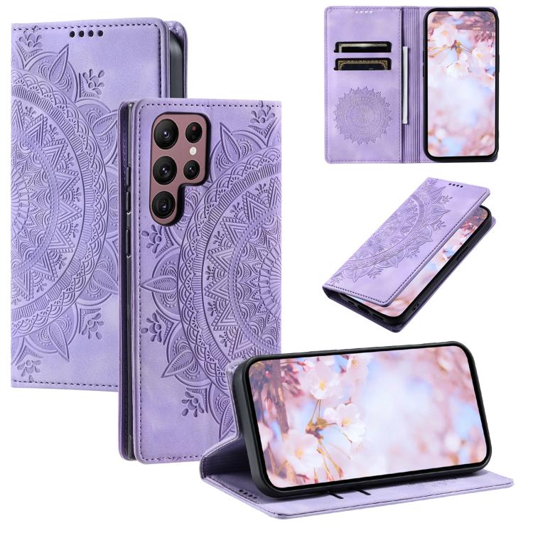 For Samsung Galaxy S26 Ultra 5G Totem Embossed Magnetic Leather Phone Case(Purple)
For Samsung Galaxy S26 Ultra 5G Totem Embossed Magnetic Leather Phone Case(Purple)