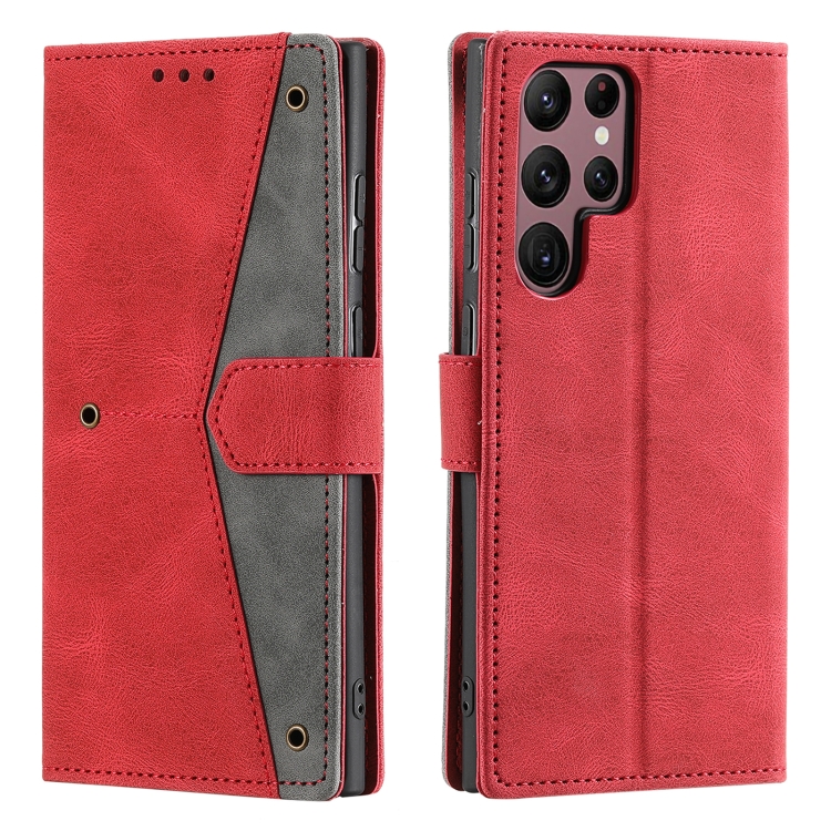 For Samsung Galaxy S25 Ultra 5G Nail Skin Feel Stitching Calf Texture Leather Phone Case(Red)
For Samsung Galaxy S25 Ultra 5G Nail Skin Feel Stitching Calf Texture Leather Phone Case(Red)