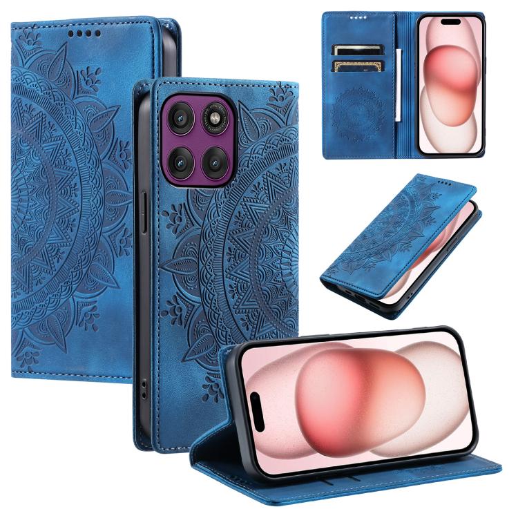 For Motorola Edge 60 Pro Totem Embossed Magnetic Leather Phone Case(Blue)
For Motorola Edge 60 Pro Totem Embossed Magnetic Leather Phone Case(Blue)
