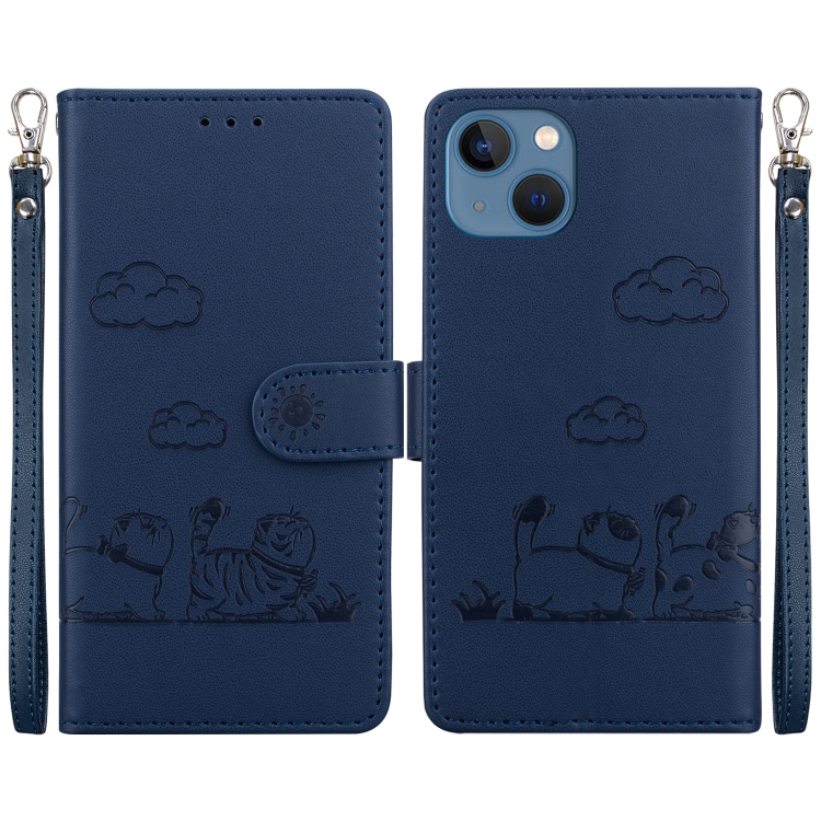 For iPhone 15 Plus Cute Cats RFID Leather Phone Case(Blue)
For iPhone 15 Plus Cute Cats RFID Leather Phone Case(Blue)