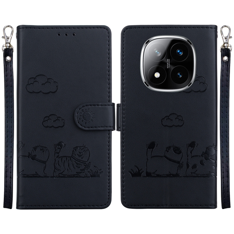 For Redmi Note 14 Pro / Note 14 Pro+ 5G Cute Cats RFID Leather Phone Case(Black)
For Redmi Note 14 Pro / Note 14 Pro+ 5G Cute Cats RFID Leather Phone Case(Black)