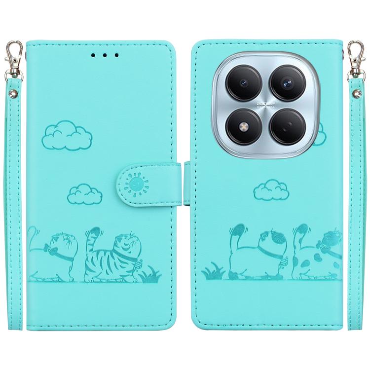 For Redmi Note 15 Pro 4G Global 163.2mm Cute Cats RFID Leather Phone Case(Green)
For Redmi Note 15 Pro 4G Global 163.2mm Cute Cats RFID Leather Phone Case(Green)
