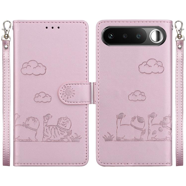 For Realme 16 5G Cute Cats RFID Leather Phone Case(Rose Gold)
For Realme 16 5G Cute Cats RFID Leather Phone Case(Rose Gold)
