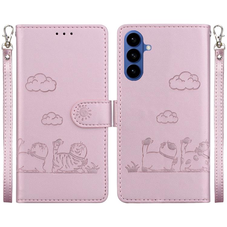 For Samsung Galaxy S26 Pro 5G Cute Cats RFID Leather Phone Case(Rose Gold)
For Samsung Galaxy S26 Pro 5G Cute Cats RFID Leather Phone Case(Rose Gold)