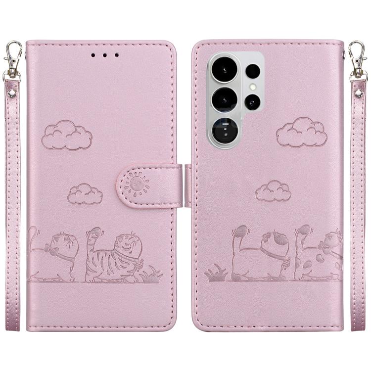 For Samsung Galaxy S26 Ultra 5G Cute Cats RFID Leather Phone Case(Rose Gold)
For Samsung Galaxy S26 Ultra 5G Cute Cats RFID Leather Phone Case(Rose Gold)