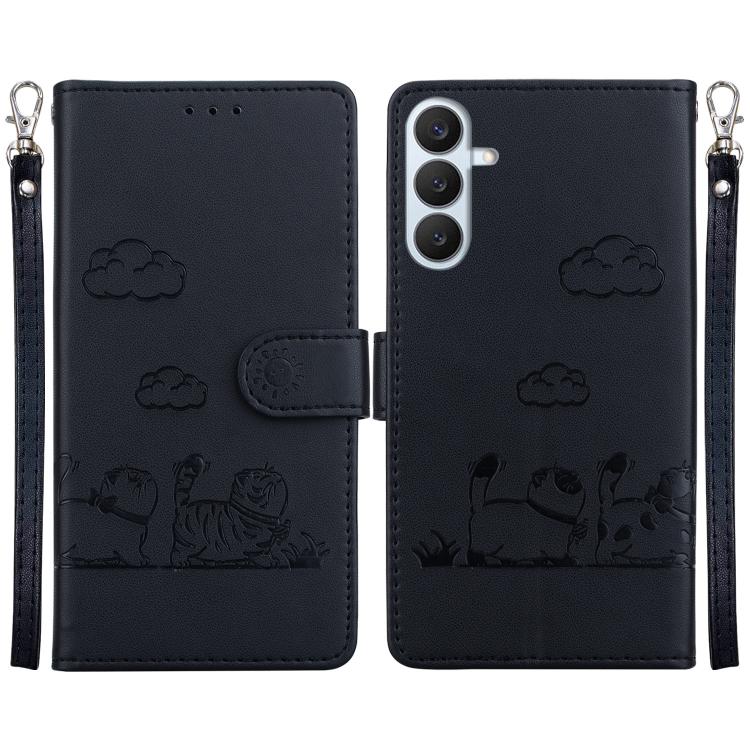 For Samsung Galaxy S26+ 5G Cute Cats RFID Leather Phone Case(Black)
For Samsung Galaxy S26+ 5G Cute Cats RFID Leather Phone Case(Black)