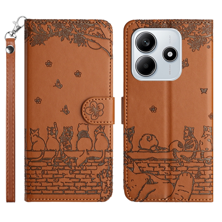 For Redmi Note 14 5G Cat Embossing Pattern Leather Phone Case with Lanyard(Brown)
For Redmi Note 14 5G Cat Embossing Pattern Leather Phone Case with Lanyard(Brown)