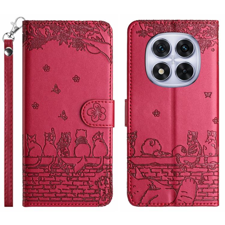 For Redmi Note 14 Pro 4G Cat Embossing Pattern Leather Phone Case with Lanyard(Red)
For Redmi Note 14 Pro 4G Cat Embossing Pattern Leather Phone Case with Lanyard(Red)
