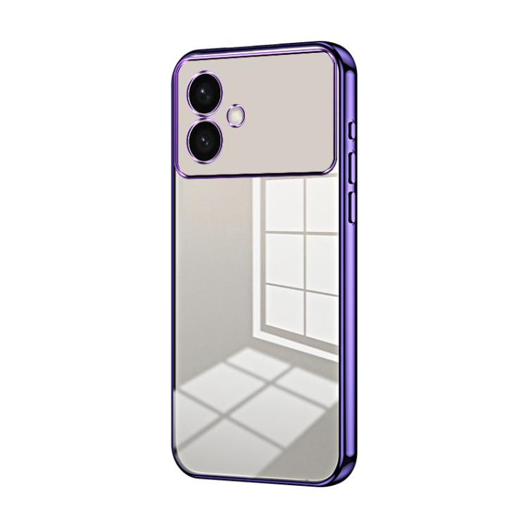 For Samsung Galaxy S26 Edge 5G Transparent Plating Fine Hole Phone Case(Purple)
For Samsung Galaxy S26 Edge 5G Transparent Plating Fine Hole Phone Case(Purple)