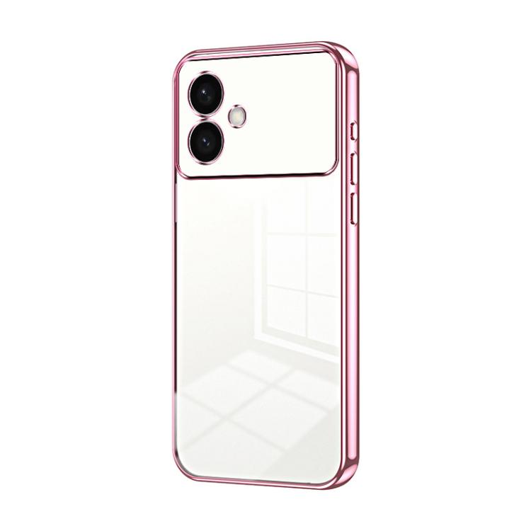 For Samsung Galaxy S26 Edge 5G Transparent Plating Fine Hole Phone Case(Pink)
For Samsung Galaxy S26 Edge 5G Transparent Plating Fine Hole Phone Case(Pink)