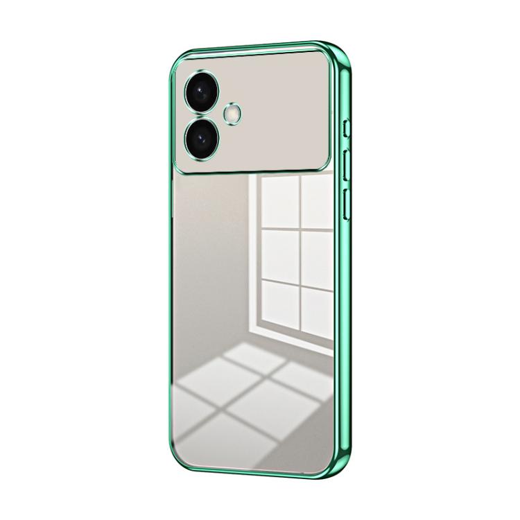 For Samsung Galaxy S26 Edge 5G Transparent Plating Fine Hole Phone Case(Green)
For Samsung Galaxy S26 Edge 5G Transparent Plating Fine Hole Phone Case(Green)