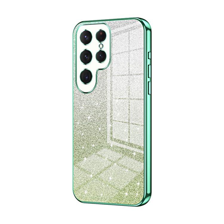 For Samsung Galaxy S25 Ultra 5G Gradient Glitter Powder Electroplated Phone Case(Green)
For Samsung Galaxy S25 Ultra 5G Gradient Glitter Powder Electroplated Phone Case(Green)