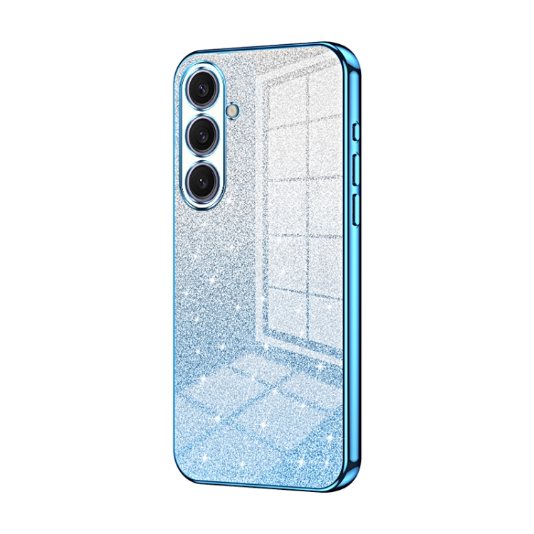 For Samsung Galaxy S25+ 5G Gradient Glitter Powder Electroplated Phone Case(Blue)
For Samsung Galaxy S25+ 5G Gradient Glitter Powder Electroplated Phone Case(Blue)