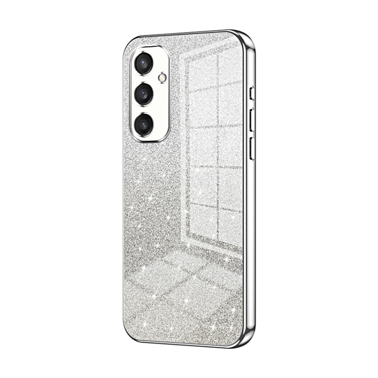 For Samsung Galaxy S25 5G Gradient Glitter Powder Electroplated Phone Case(Silver)
For Samsung Galaxy S25 5G Gradient Glitter Powder Electroplated Phone Case(Silver)
