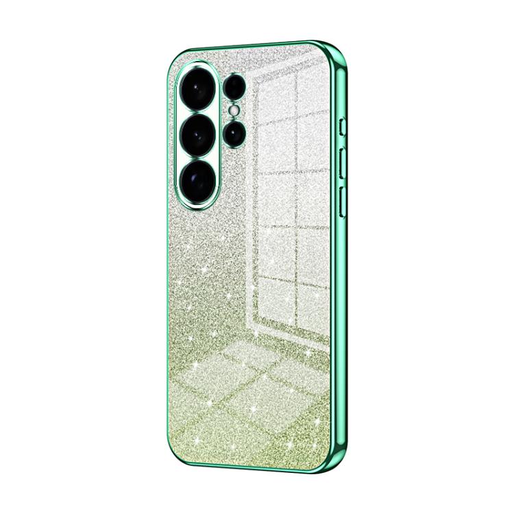 For Samsung Galaxy S26 Ultra 5G Gradient Glitter Powder Electroplated Phone Case(Green)
For Samsung Galaxy S26 Ultra 5G Gradient Glitter Powder Electroplated Phone Case(Green)
