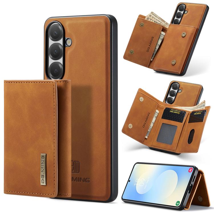 For Samsung Galaxy S26 5G DG.MING M1 Series 3-Fold Multi Card Wallet + Magnetic Phone Case(Brown)
For Samsung Galaxy S26 5G DG.MING M1 Series 3-Fold Multi Card Wallet + Magnetic Phone Case(Brown)