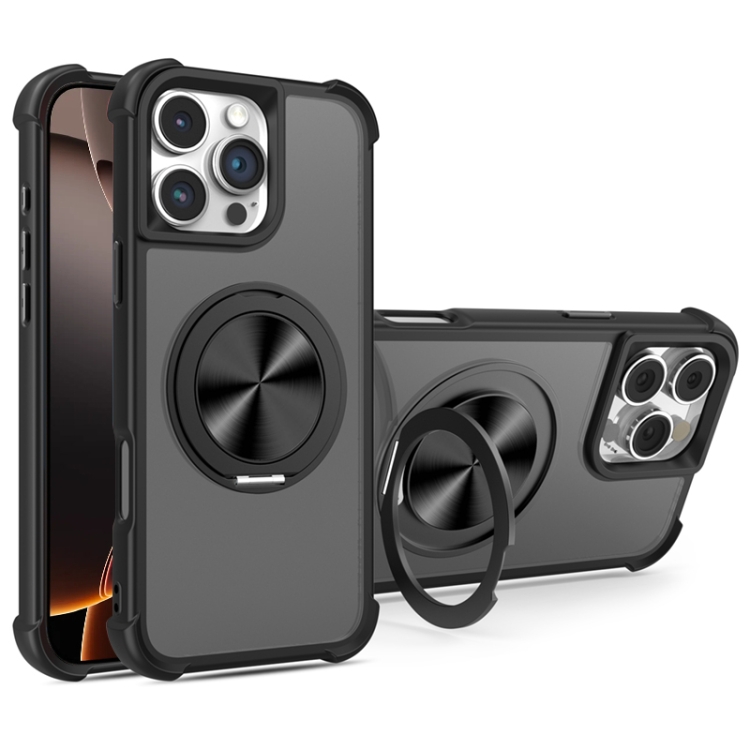 For iPhone 16 Pro CD Texture 360 Degree Rotating Holder MagSafe Phone Case(Black)
For iPhone 16 Pro CD Texture 360 Degree Rotating Holder MagSafe Phone Case(Black)