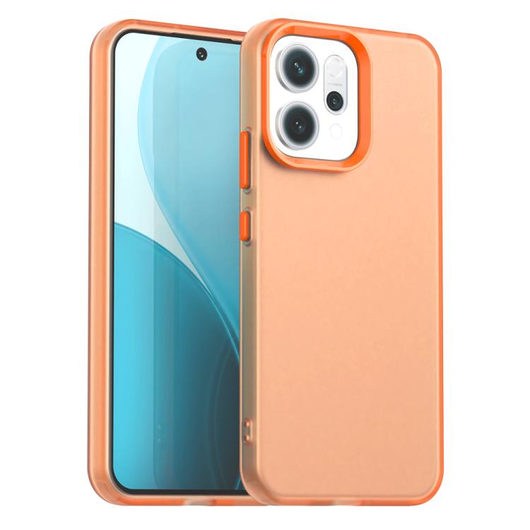 For OPPO Reno14 5G Global Candy PC Hybrid TPU Shockproof Phone Case(Orange)
For OPPO Reno14 5G Global Candy PC Hybrid TPU Shockproof Phone Case(Orange)